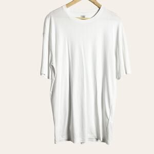 Eleventy NEW Men’s White Crewneck Oversized T-Shirt Size S